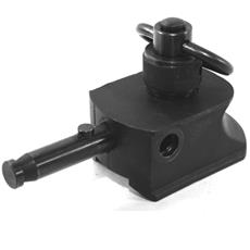 Versa-pod picatinny rail adapter, for use on handguard rail system, adapter only, bipod sold separately.
