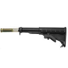 DSA AR15 M4 Black Stock Assembly and Buffer Tube Kit. Mil-Spec.