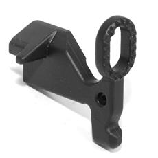 DSA AR15 WarZ Enhanced Bolt Catch - Lightweight Checkered Design - Black Finish