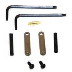KNS Precision AR15 Gen 2 Non Rotating Dark Earth Hammer/ Trigger Pin Set - .154"