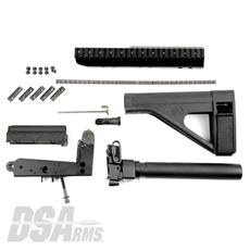 DSA FAL SA58 Pistol Lower Trigger Frame Build Kit - Arm Brace & Scope Mount Included