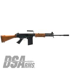DSA SA58 FAL 21" Israeli Light Barrel Rifle - Officer Grade Hebrew War Hammer