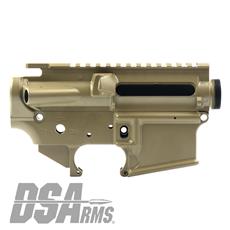 DSA ZM4 AR15 Enhanced Lower & Upper Receiver Set - DuraCoat FDE