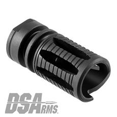 Knights Armament M4QD Muzzle Brake - NT4 Gate Latch - Stainless Steel - 1/2x28