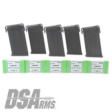 100 Rounds Sellier & Bellot 7.62X51mm Ammunition & 5 Pack of DS Arms Polymer 20 Round Metric FAL Magazines