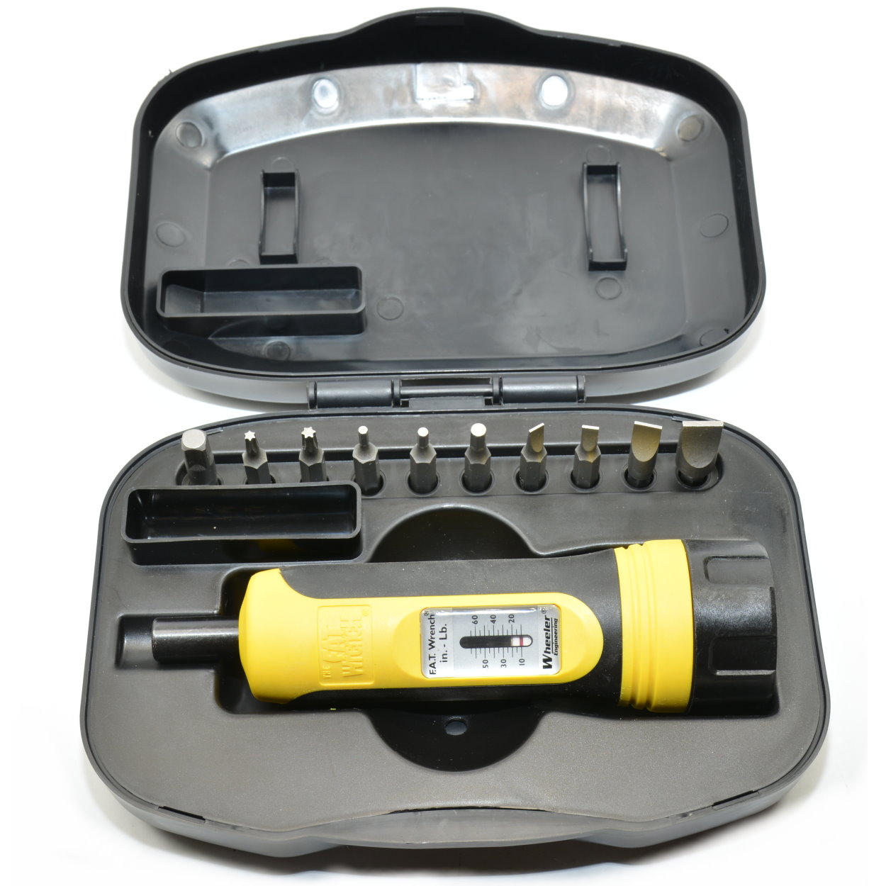Wheeler Engineering FAT Firearm Accurizing Torque Wrench Kit 10 Bit Set w/ Case 