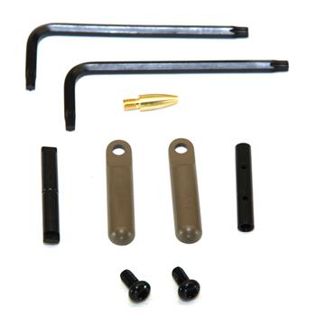 KNS Precision AR15 Gen 2 Non Rotating Dark Earth Hammer/ Trigger Pin Set - .154"