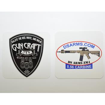 DS Arms & Gun Craft Beer Coasters - 12 Pack